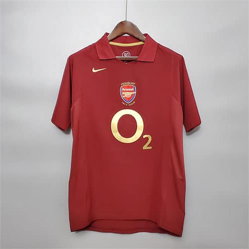 Arsenal Home Retro Football Kit 2005-06