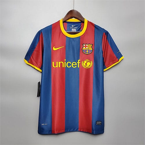 FC Barcelona Home Retro Football Kit 2010-11