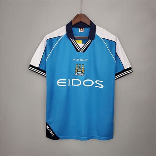 Manchester City Home Retro Kit 1999-01