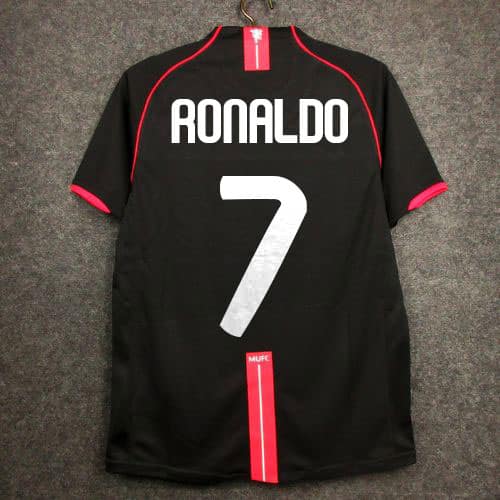 Manchester United Third Ronaldo Retro Kit 2007-08