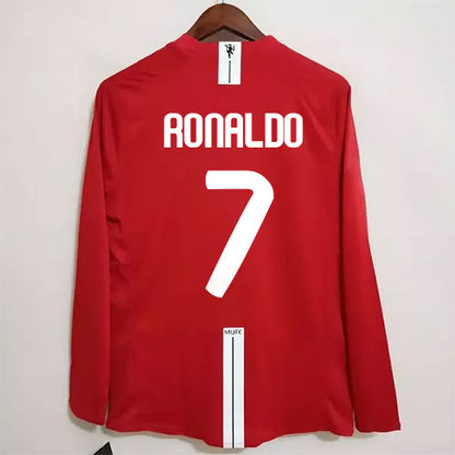 Manchester United Home Retro Ronaldo Kit Full Sleeve 2008