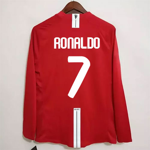 Manchester United Home Retro Ronaldo Kit Full Sleeve 2008