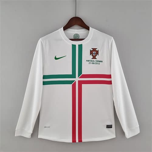 Portugal Away Kit Retro Full Sleeve 2012