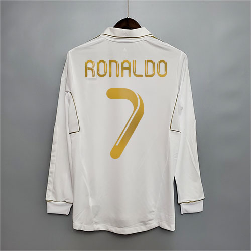 Real Madrid Home Ronaldo Retro Kit Full Sleeve 2011-12