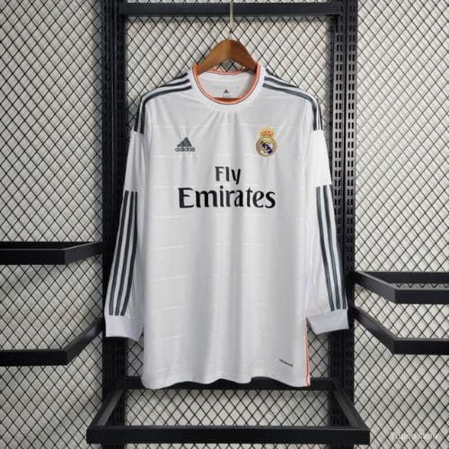 Real Madrid Home Retro Kit Full Sleeve 2013-14