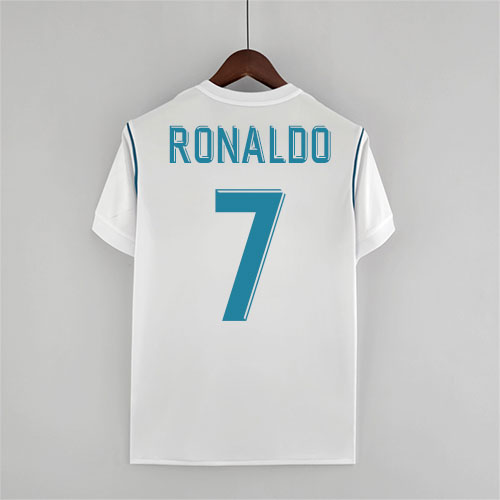 Real Madrid Home Ronaldo Retro Kit 2017-18